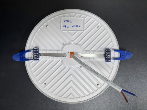 9/24/36W Recessed Frameless DOB پینل لائٹ، Iron+pp