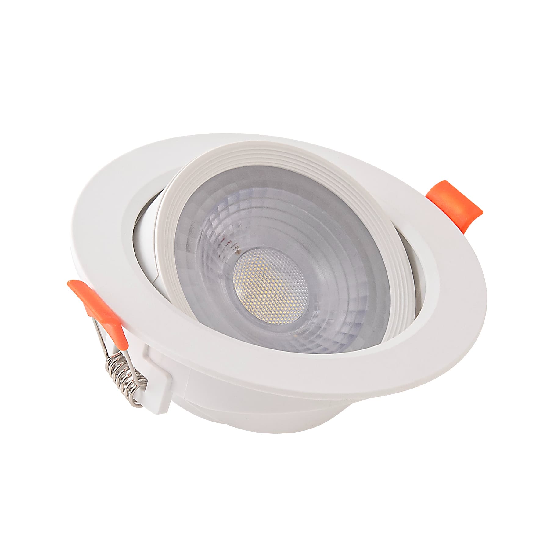 گول شکل سایڈست Recessed LED اسپاٹ لائٹ PBT